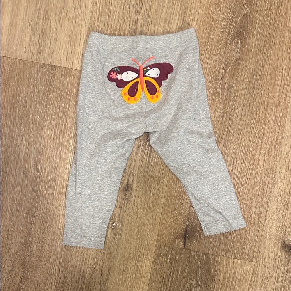 Carter’s Gray Kids Leggings with Butterfly Design